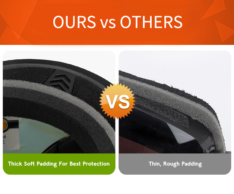 Murray Prescription Ski and Snowboard Goggles Yellow - Dual Layer Anti Fog Polarized Lenses