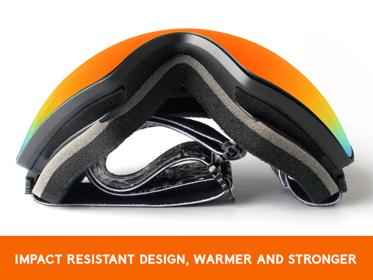 Bountiful Kids and Youth Prescription Ski and Snowboard Goggles Blue - Dual Layer Anti Fog Lenses - Impact Resistance and UV Blocking Lenses