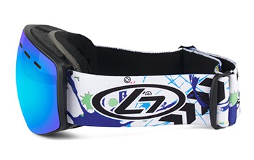 Bountiful Kids and Youth Prescription Ski and Snowboard Goggles Blue - Dual Layer Anti Fog Lenses - Impact Resistance and UV Blocking Lenses