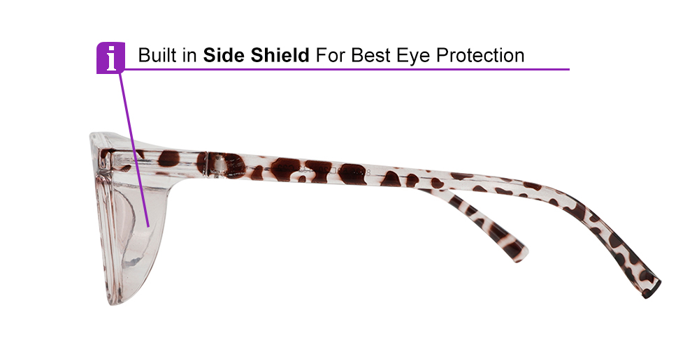Corning Prescription Safety Glasses Tortoise