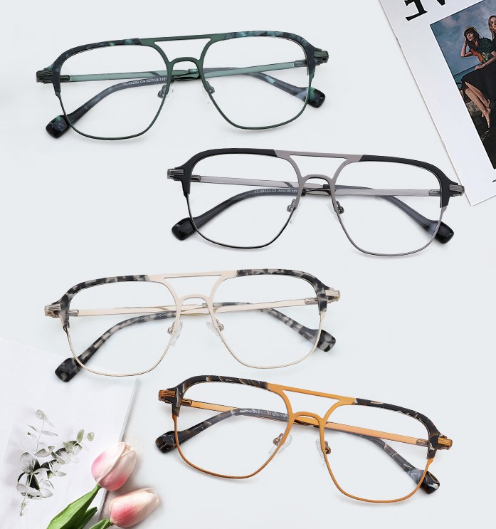Stamford Prescription Glasses Gold - Spring Hinge Eyeglasses