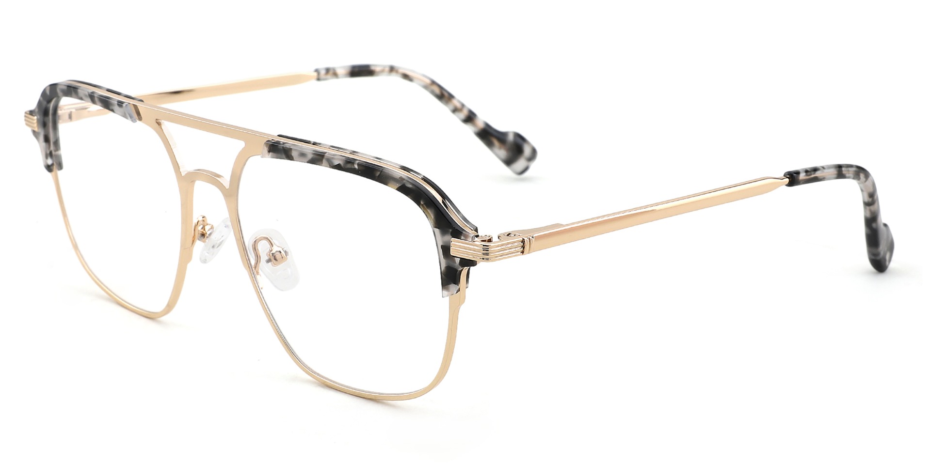 Stamford Prescription Glasses Gold - Spring Hinge Eyeglasses
