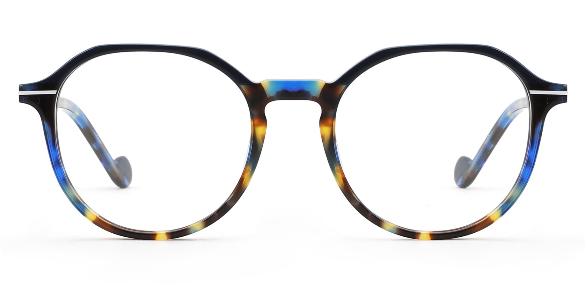 Mcallen Prescription Glasses Blue Demi - Spring Hinge Eyeglasses