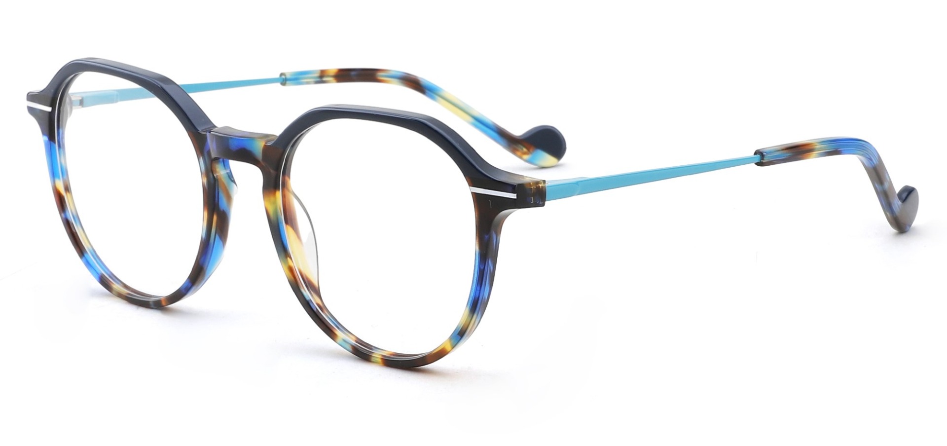 Mcallen Prescription Glasses Blue Demi - Spring Hinge Eyeglasses