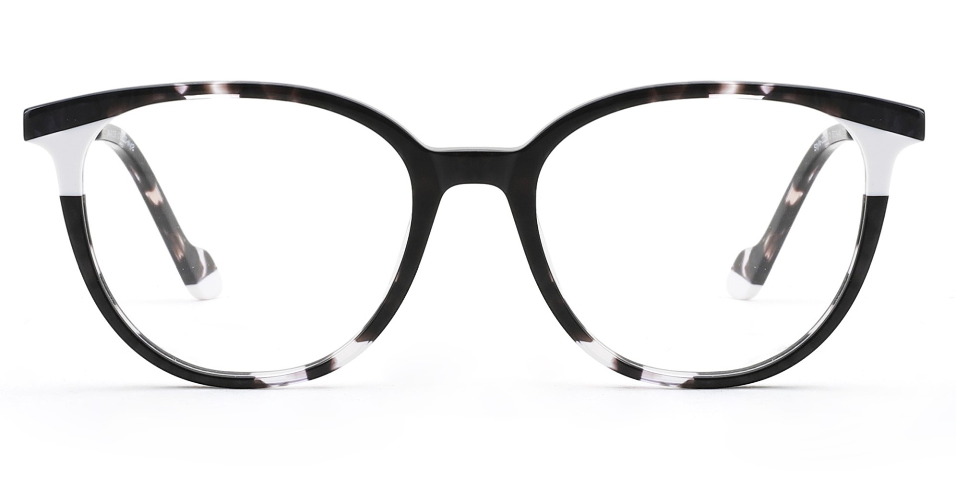 Benicia Cat Eye Prescription Glasses Black - Spring Hinge Eyeglasses 