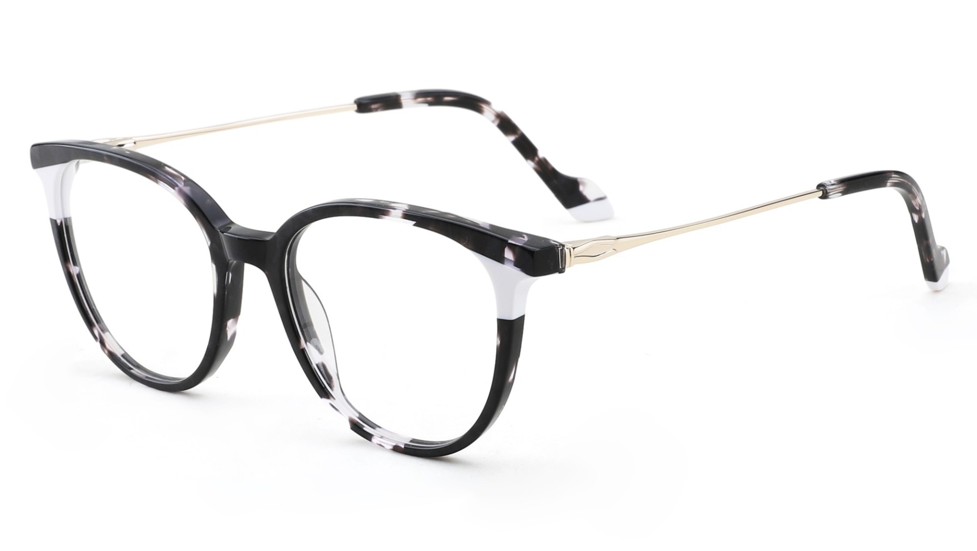 Benicia Cat Eye Prescription Glasses Black - Spring Hinge Eyeglasses 