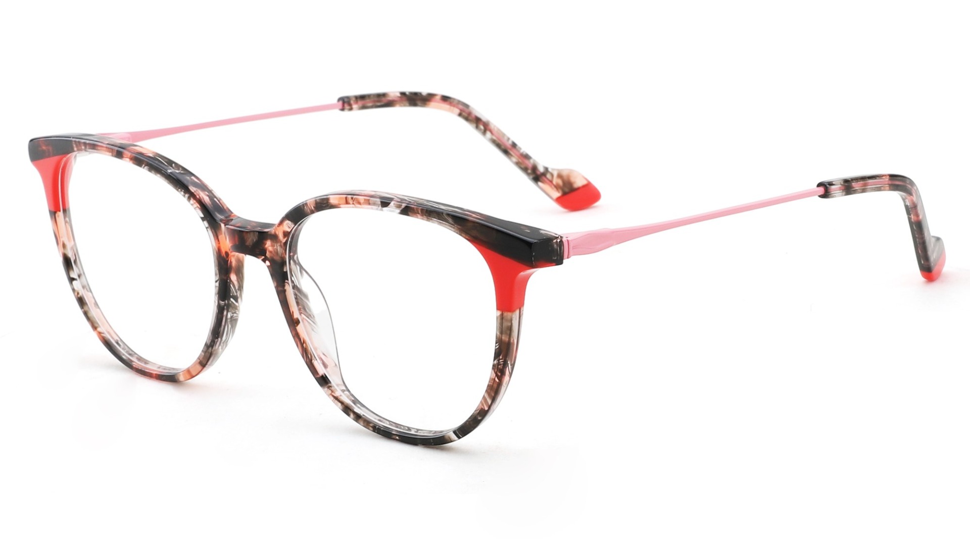 Benicia Cat Eye Prescription Glasses Red Tortoise - Spring Hinge Eyeglasses