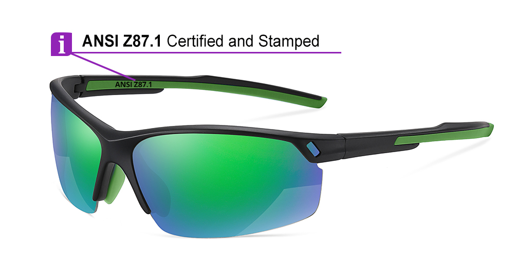 Hornell Prescription Safety Glasses Black Grey - ANSI Z87.1 Certified Industrial, Construction and Tactical Eyewear