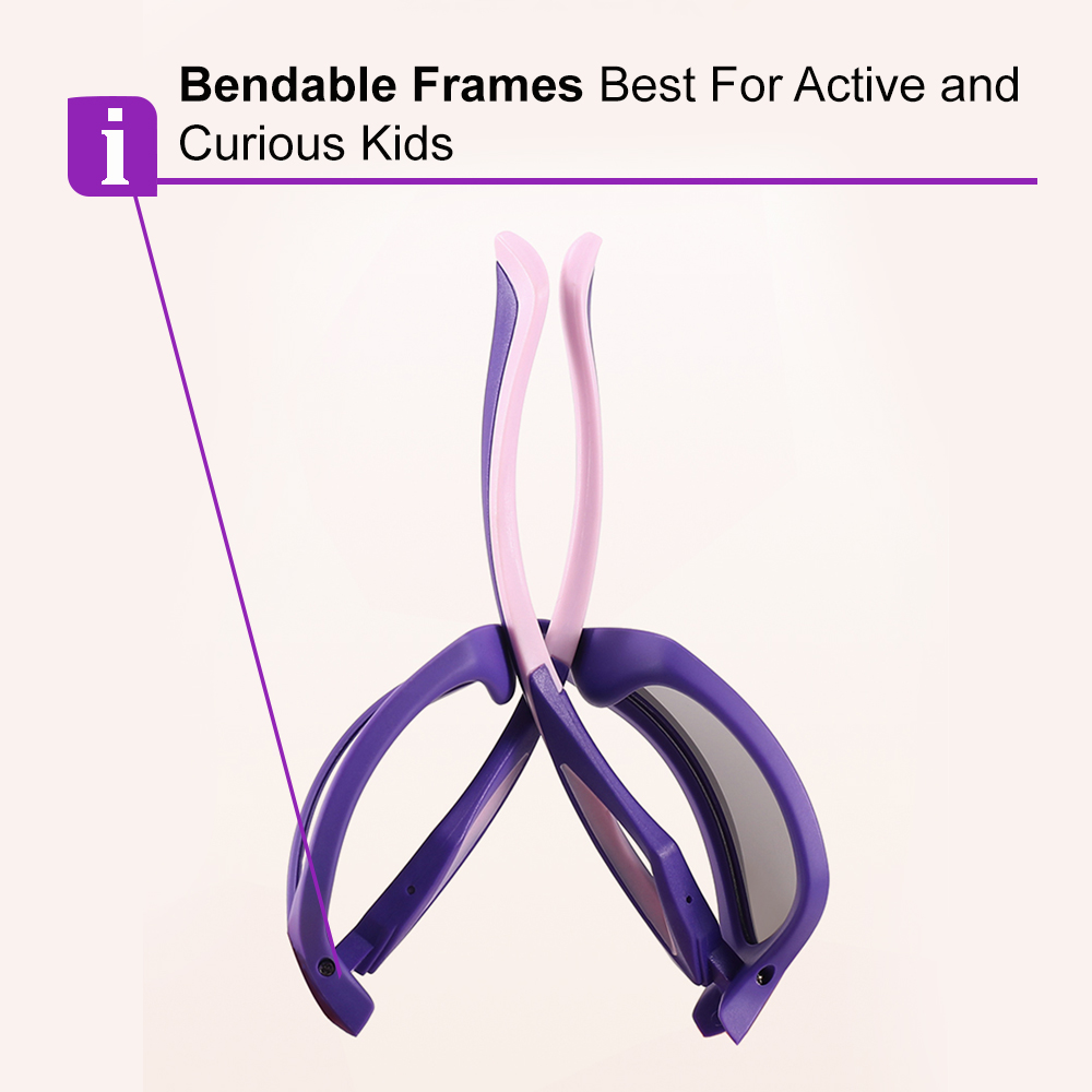 Olivia Gray Prescription Sports Goggles For Kids - Bendable Impact Resistant - Youth Soccer, Football, Basketball, Baseball Glasses