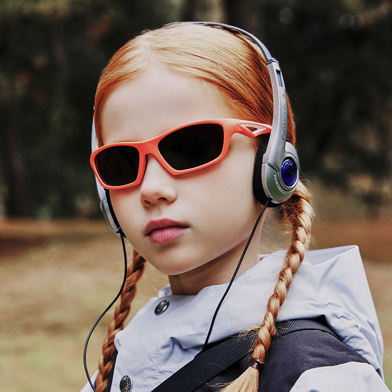 Olivia Blue Prescription Sports Goggles For Kids - Soft Gel Padding - Soccer, Football, Basketball, Baseball