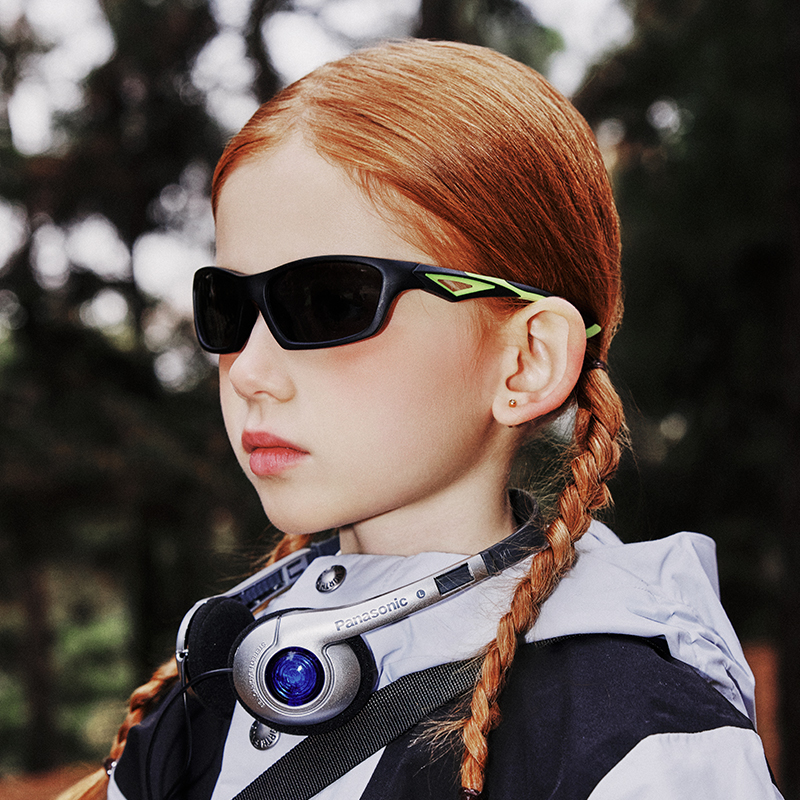 Olivia Blue Prescription Sports Goggles For Kids - Soft Gel Padding - Soccer, Football, Basketball, Baseball