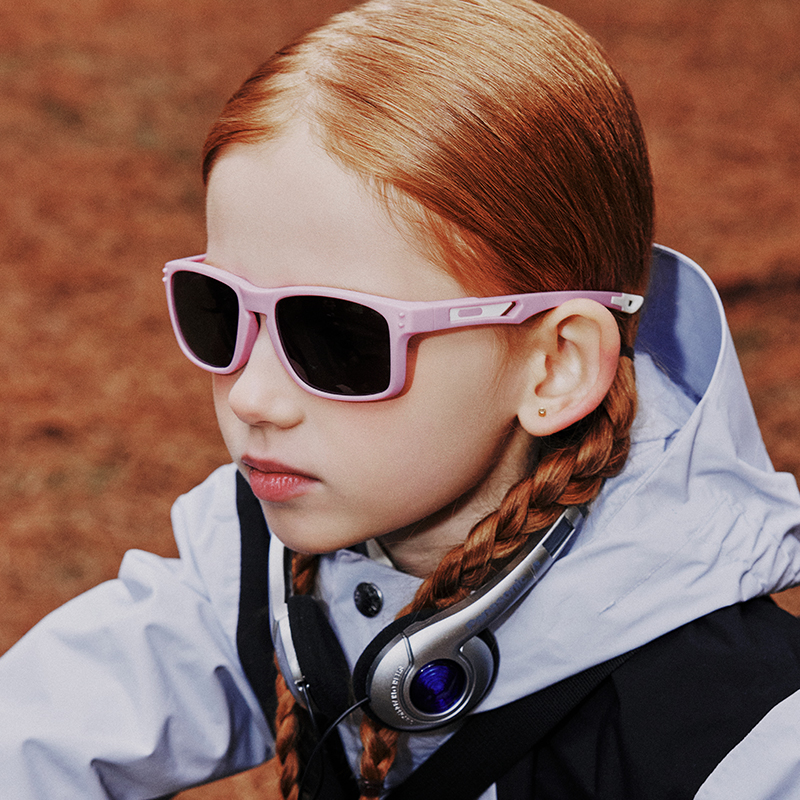 Noah Purple Prescription Sports Goggles For Kids - Bendable Impact Resistant - Youth Soccer, Football, Basketball, Baseball Glasses 