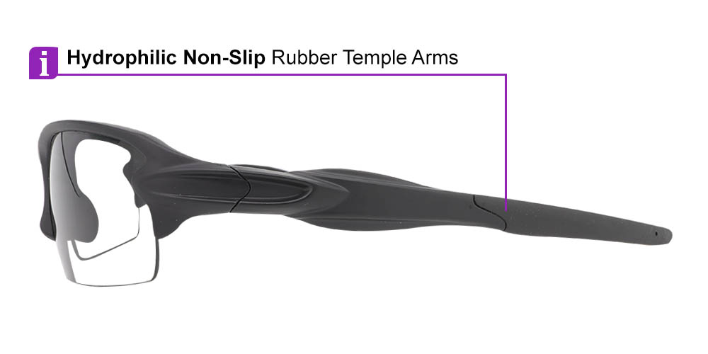 Coho Prescription Safety Glasses Black - ANSI Z87.1 Certified