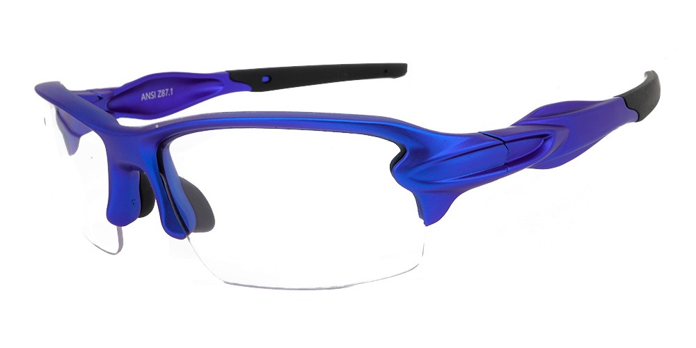 Cohoes Prescription Safety Glasses Metallic Blue