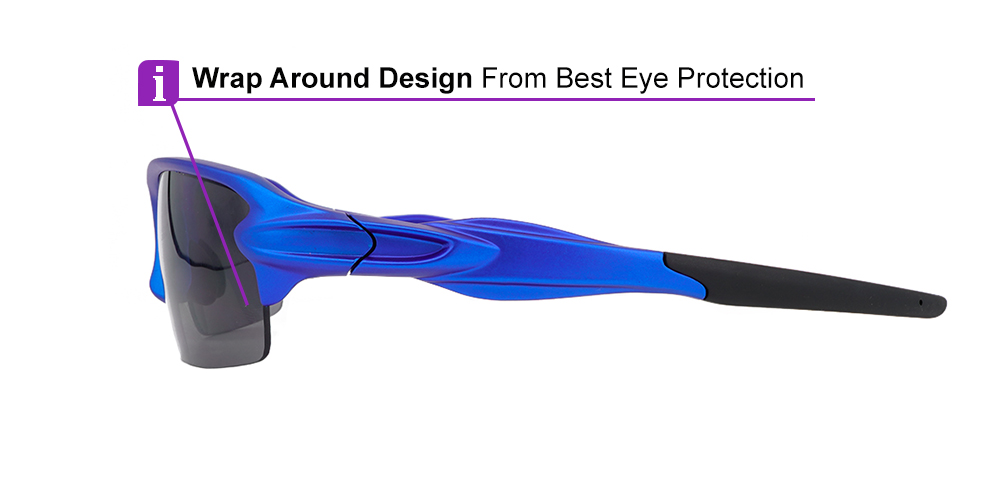 Cohoes Prescription Sports Sunglasses Metallic Blue