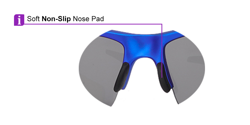 Cohoes Prescription Sports Sunglasses Metallic Blue