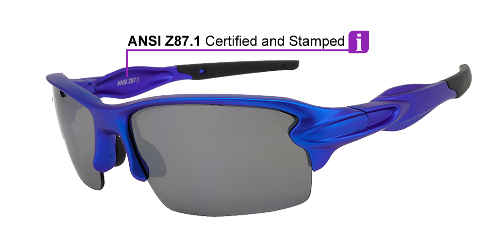 Cohoes Prescription Sports Sunglasses Metallic Blue