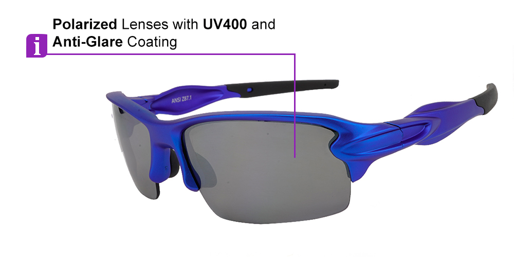Cohoes Prescription Sports Sunglasses Metallic Blue