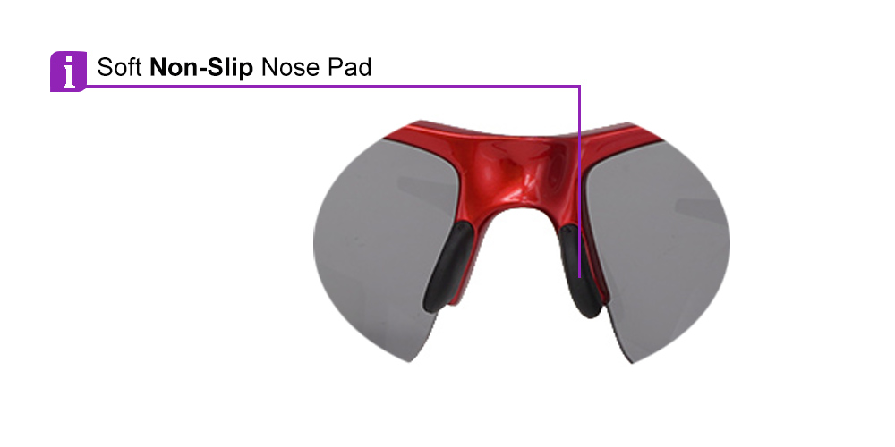 Cohoes Prescription Sports Sunglasses Ferrari Red