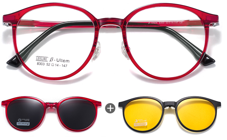 Ceres Polarized Clip On Prescription Sunglasses For Women