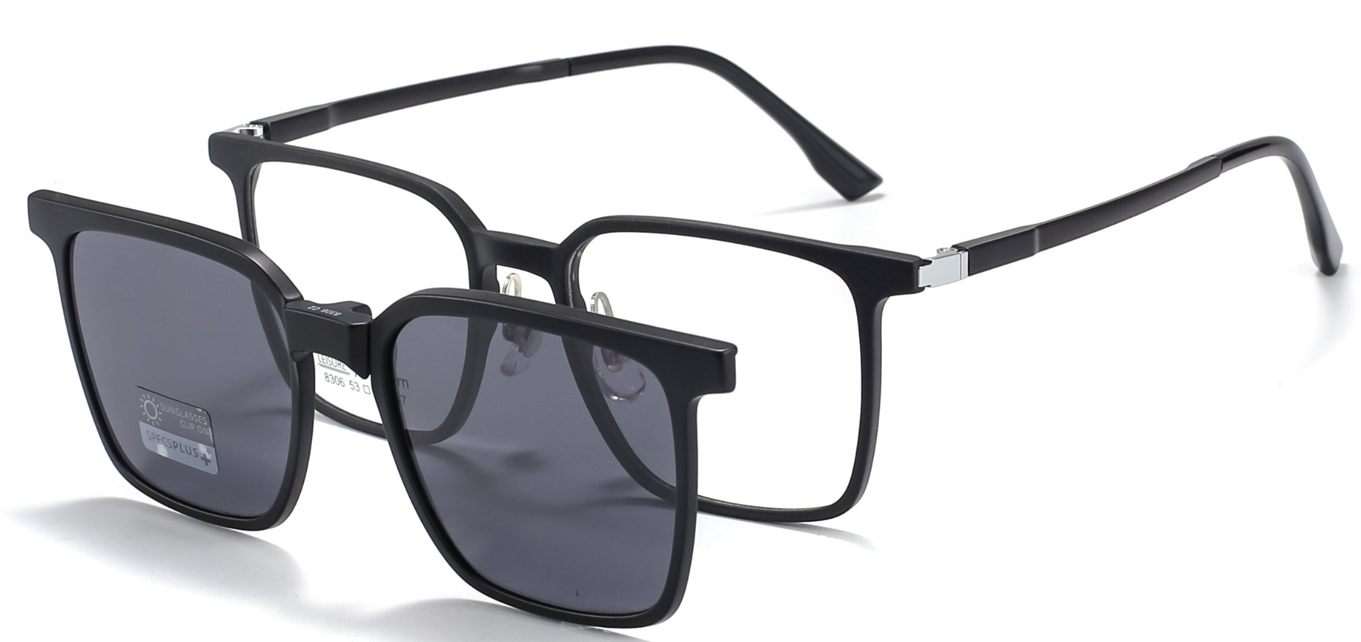 Covina Polarized Clip On Rx Sunglasses For Men and Women