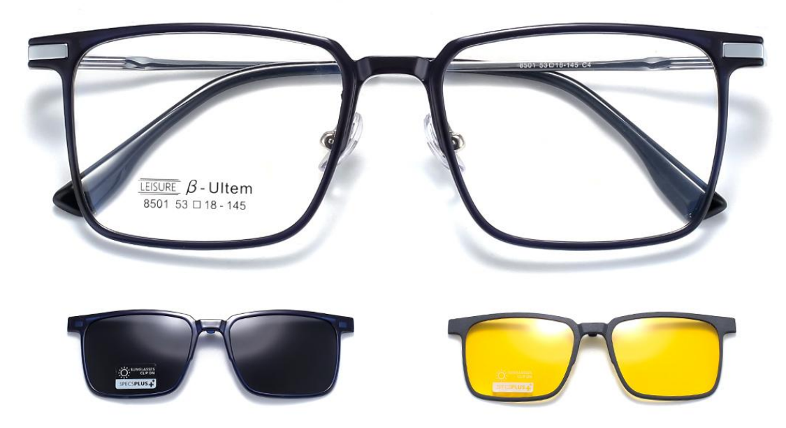 Melvin Clip-On Rx Sunglases Unisex Clip-On Sunglasses, Fashion, Tinted, Discount, Prescription Glasses