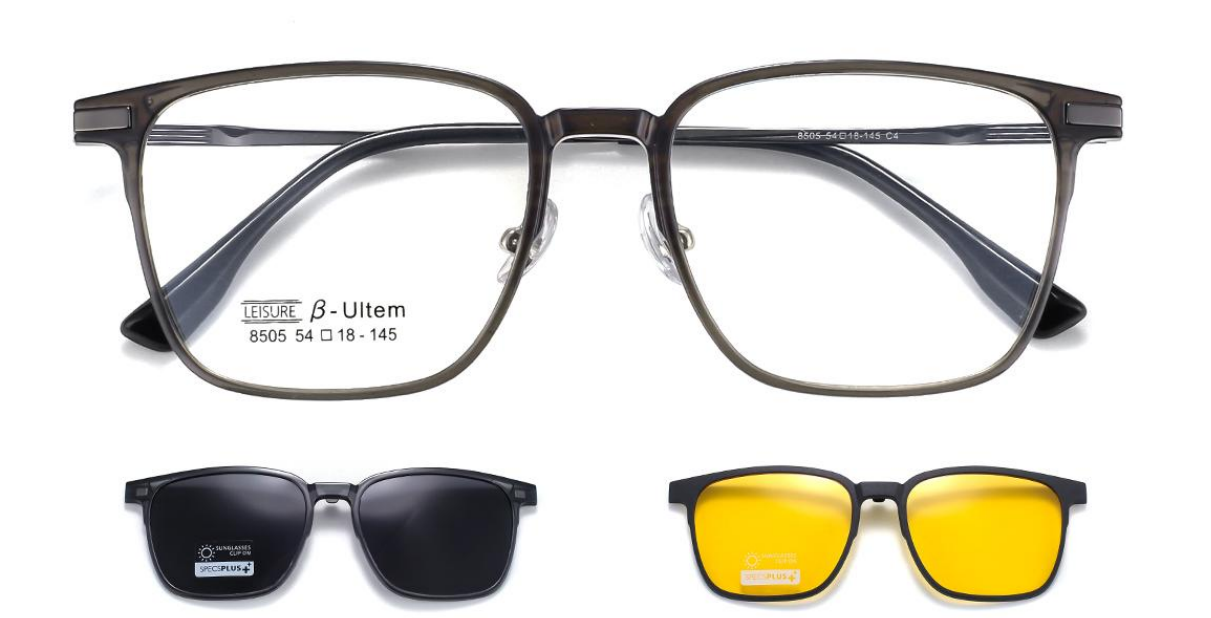 Newhall Polarized Clip On Prescription Sunglasses and Eyeglasses