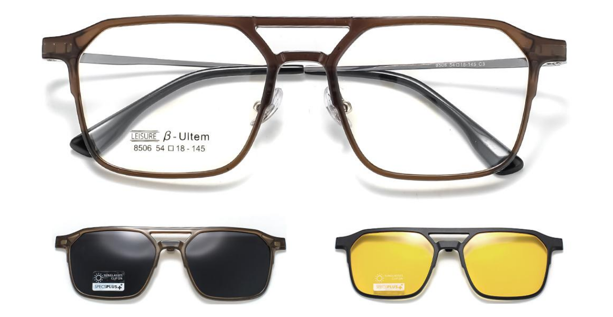 Norco Polarized Clip On Prescription Sunglasses and Eyeglasses