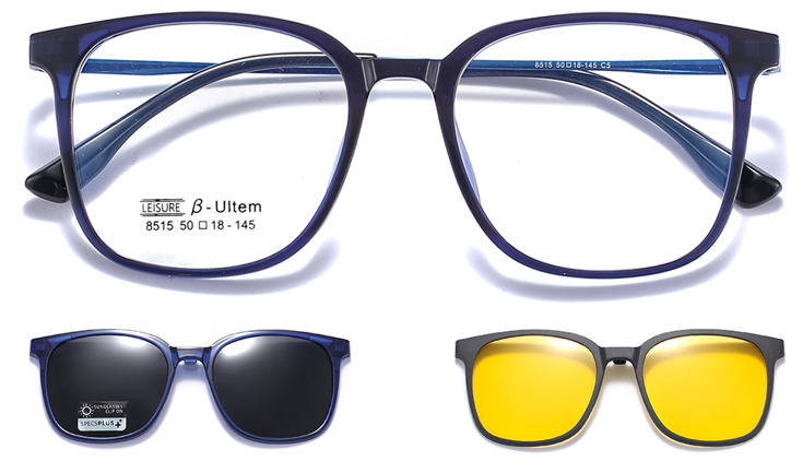 Capitola Polarized Clip-On Rx Sunglasses - Men and Women Prescription Glasses