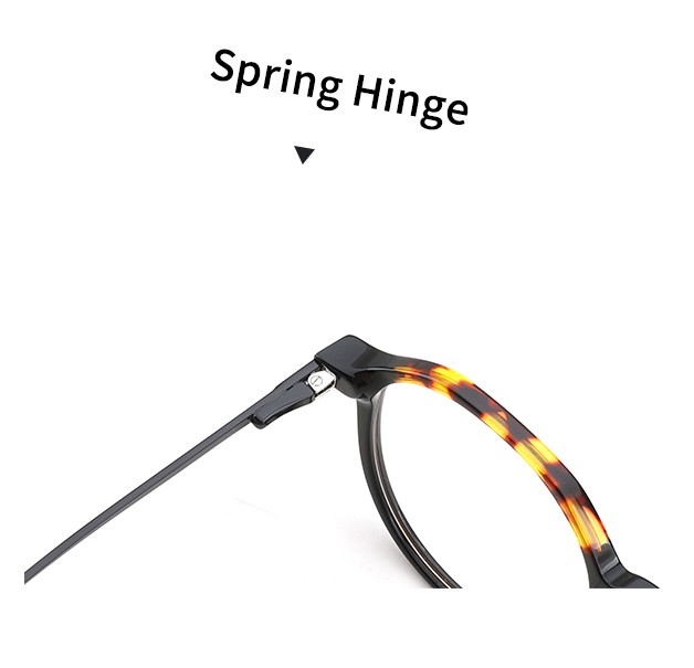 Mcallen Prescription Glasses Grey Demi - Spring Hinge Eyeglasses