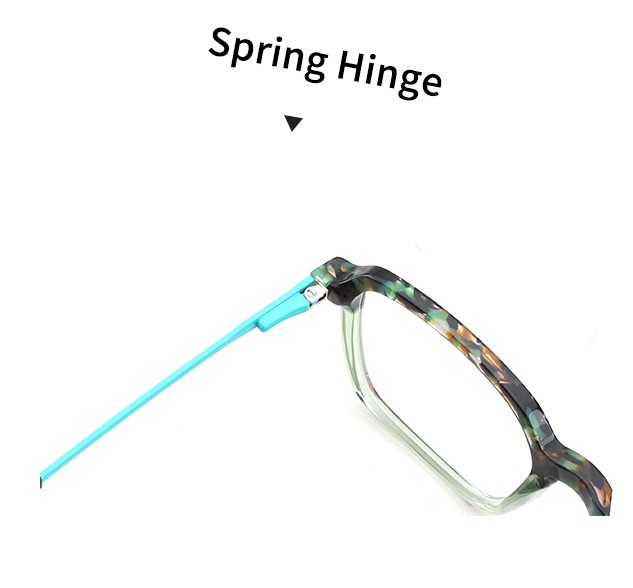 Benicia Cat Eye Prescription Glasses Blue Tortoise - Spring Hinge Eyeglasses