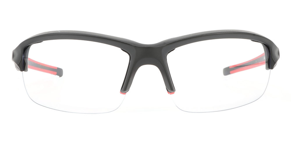 Hornell Prescription Safety Glasses Black Red - ANSI Z87.1 Certified Industrial, Construction and Tactical Eyewear