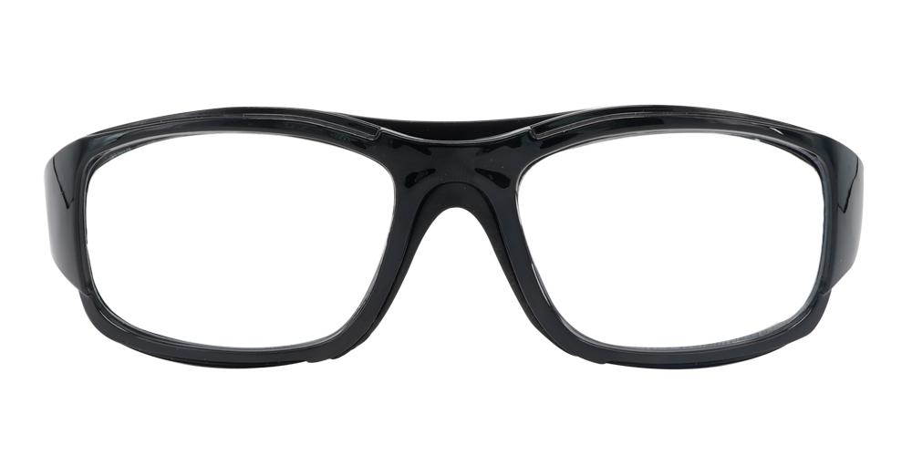 Alberta Prescritpion Sports Glasses & Goggles Black - Interchangeable Headband - Basketball, Baseball, Football & Soccer Glasses