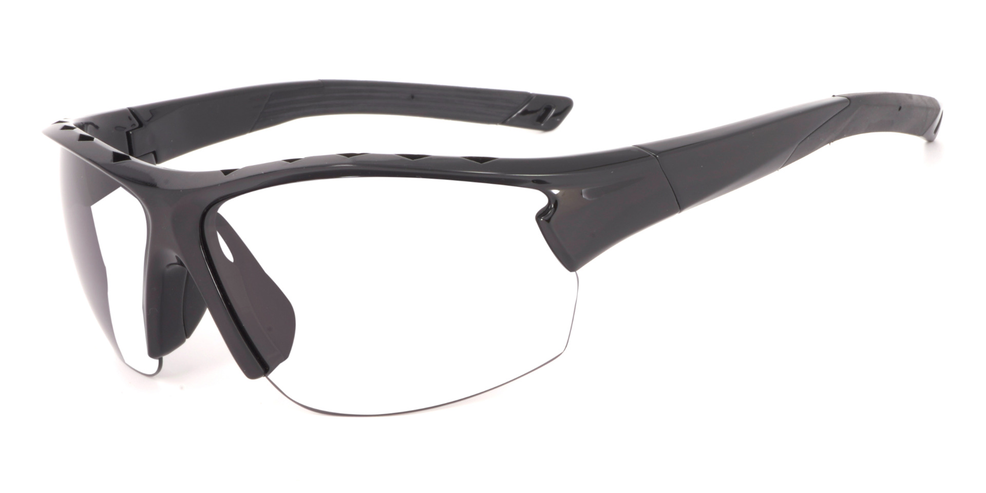 Temple Prescription Sports Glasses - Cycling, Fishing, Jogging and Baseball Sunglasses - Polarized or Transition Lenses