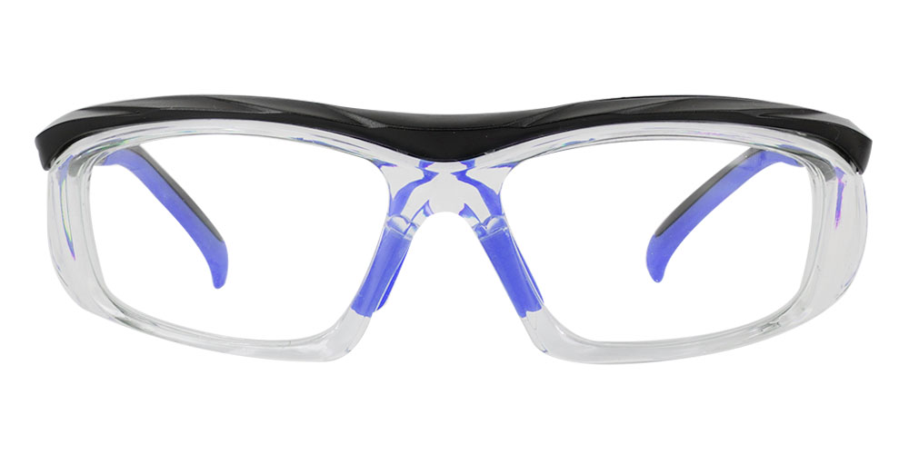 Sandy Prescription Safety Glasses Black Blue - ANSI Z87.1