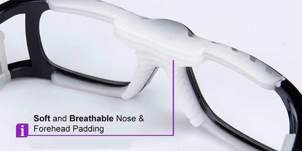 Blackburn Prescription Sports Goggles Black Red - Basketball, Baseball, Football & Soccer Glasses