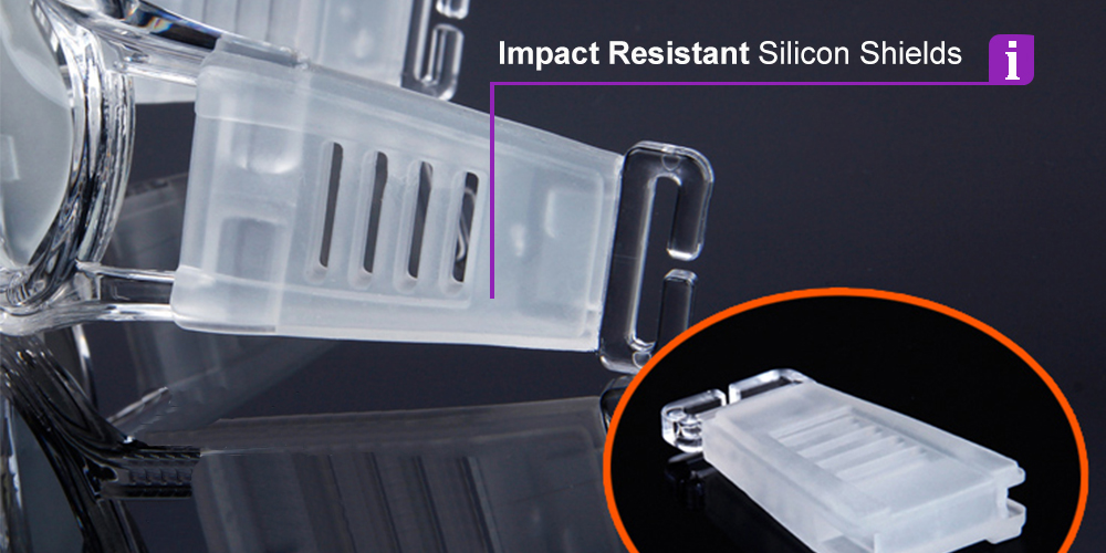 Blackburn Prescription Sports Goggles Clear Grey - Basketball, Baseball, Football & Soccer Glasses