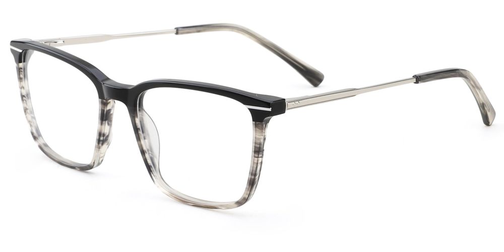 Warren Prescription Glasses Grey - Spring Hinge Eyeglasses