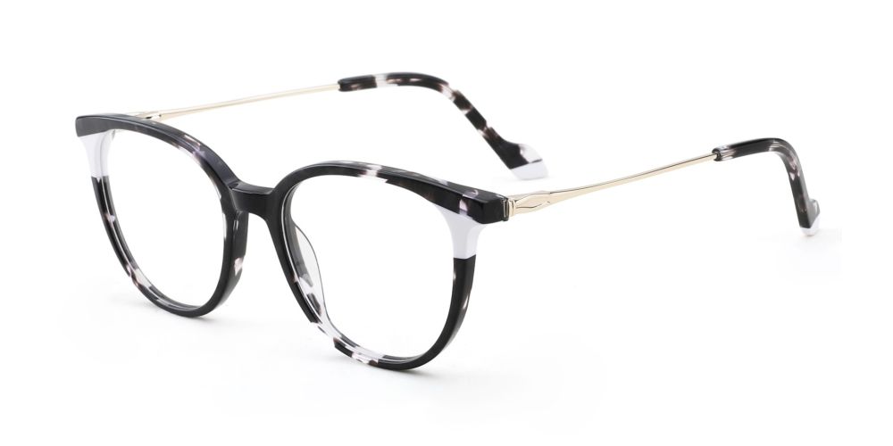 Benicia Cat Eye Prescription Glasses Black - Spring Hinge Eyeglasses