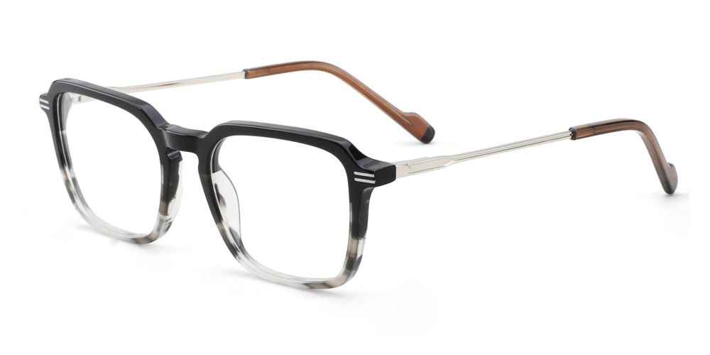 Bellevue Prescription Glasses Black - Spring Hinge Eyeglasses