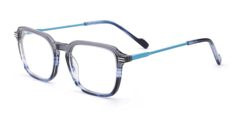 Bellevue Prescription Glasses Grey - Spring Hinge