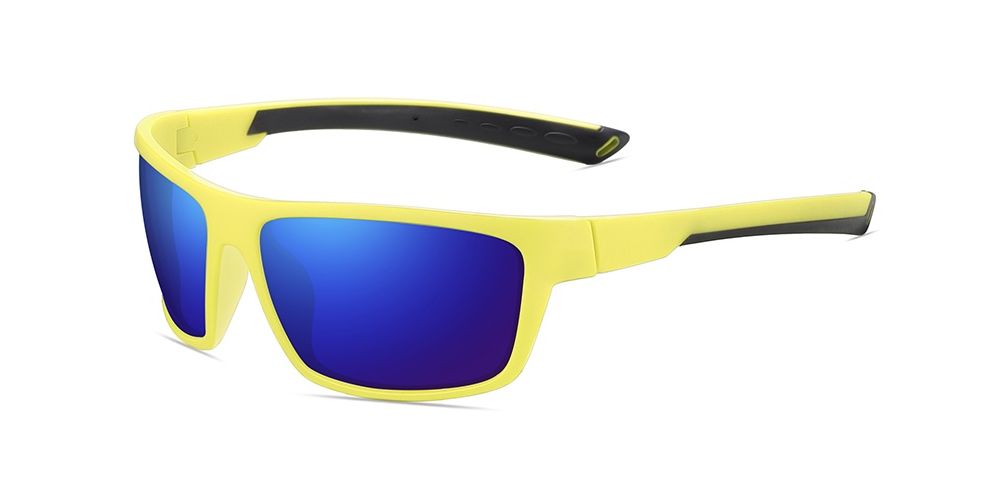 Palisade Prescription Sports Glasses Yellow - Cycling, Fishing and Jogging Goggles - Polarized or Transition Lenses