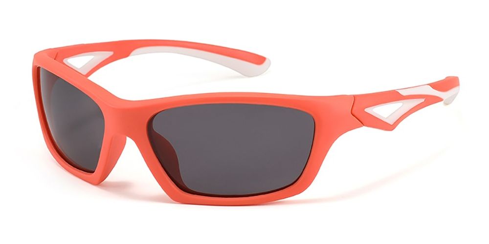 Olivia Orange Prescription Sports Goggles For Kids - Soft Gel Padding - Soccer, Football, Basketball, Baseball