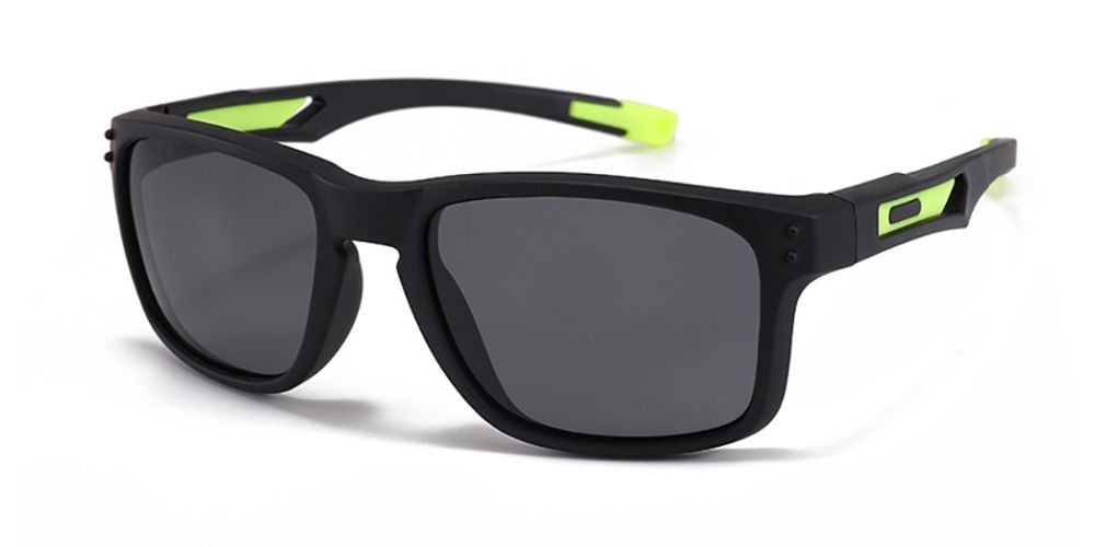 Noah Black Prescription Sports Goggles For Kids - Bendable Impact Resistant - Youth Soccer, Football, Basketball, Baseball Glasses 