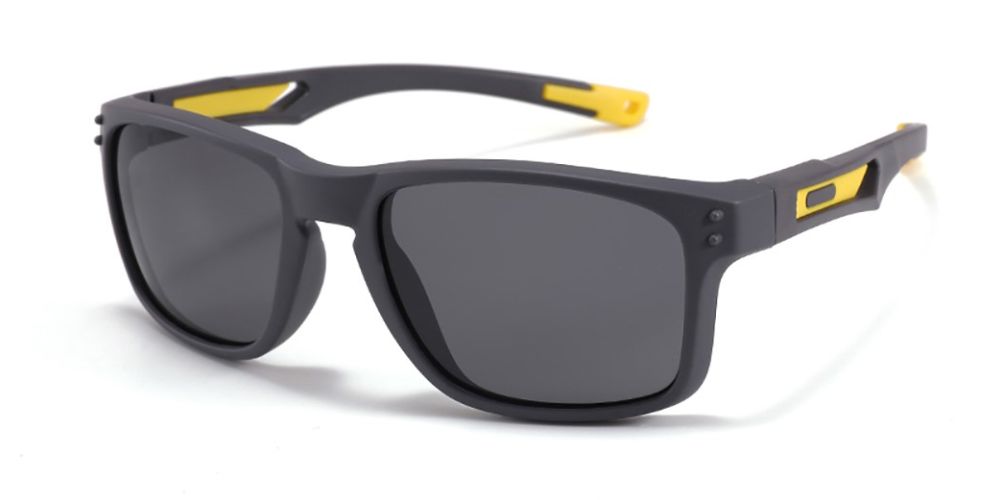 Noah Gray Prescription Sports Goggles For Kids - Bendable Impact Resistant - Youth Soccer, Football, Basketball, Baseball Glasses 