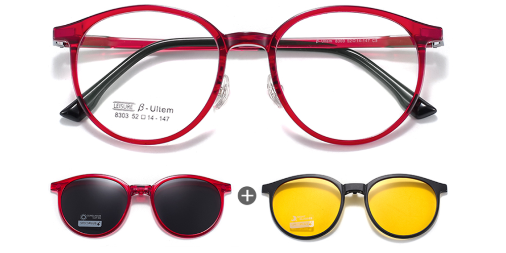 Ceres Polarized Clip On Prescription Sunglasses For Women