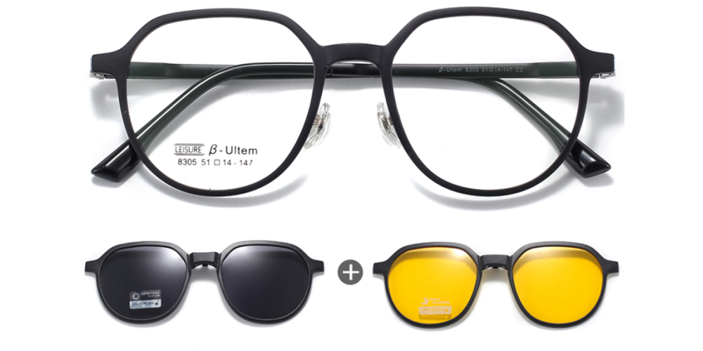 Ontario Polarized Clip On Prescription Sunglasses For Men and Women