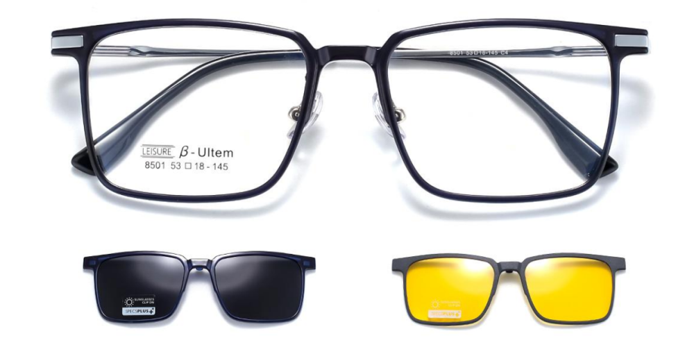 Melvin Clip-On Rx Sunglases Unisex Clip-On Sunglasses, Fashion, Tinted, Discount, Prescription Glasses