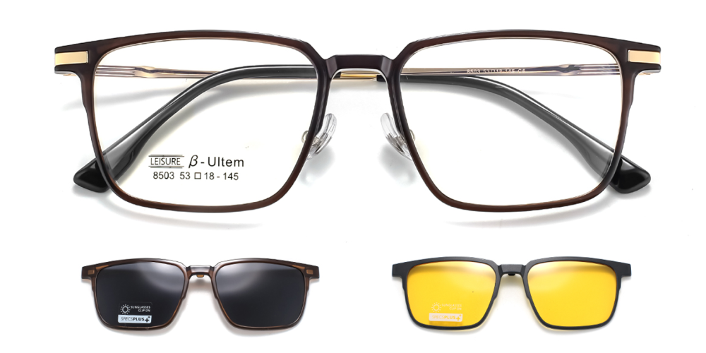 Valencia Prescription Clip-On Sunglases and Eyeglasses