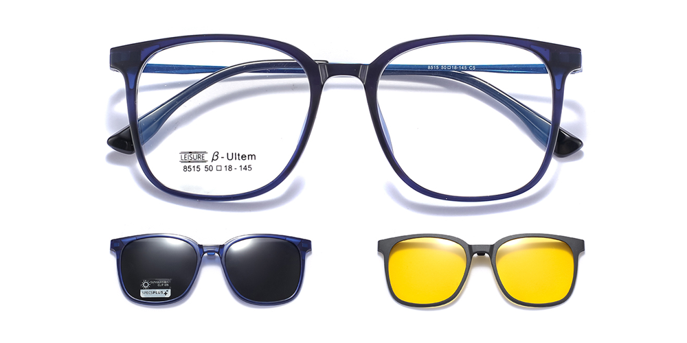 Capitola Polarized Clip-On Rx Sunglasses - Men and Women Prescription Glasses